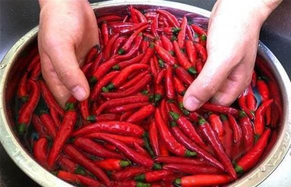 ớt, bảo quản ớt, mẹo hay