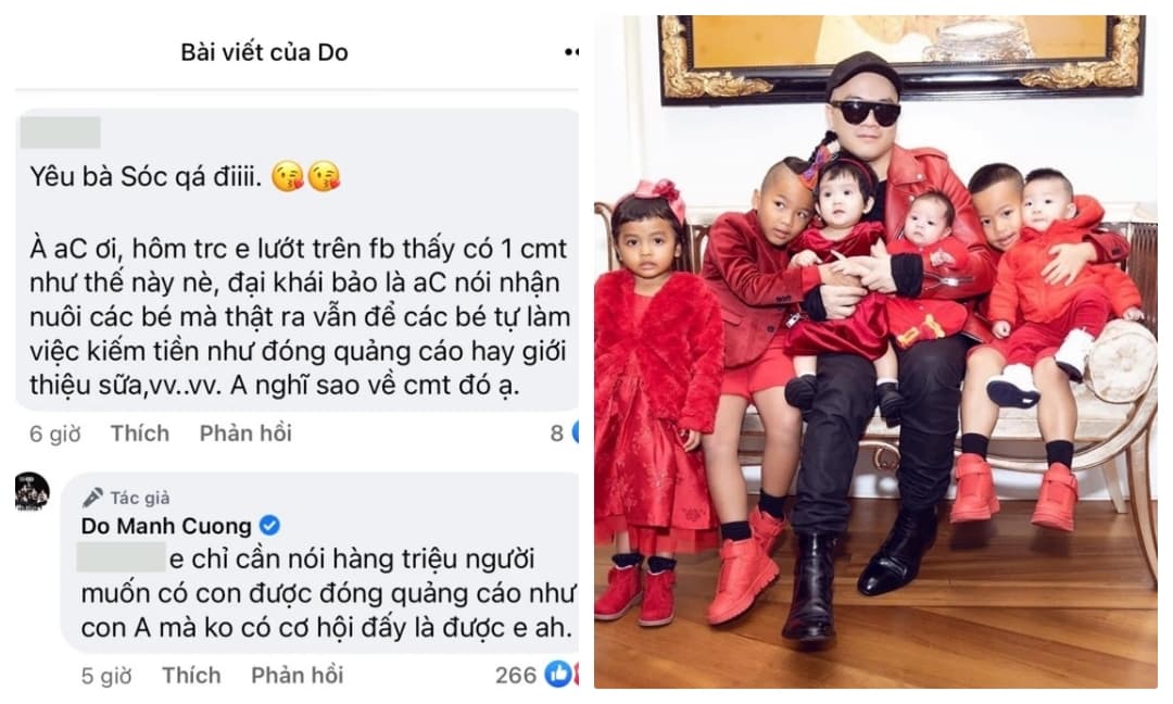 NTK Đỗ Mạnh Cường nói gì khi bị chê bai nhận con nuôi để đào tạo cho đóng quảng cáo kiếm tiền?