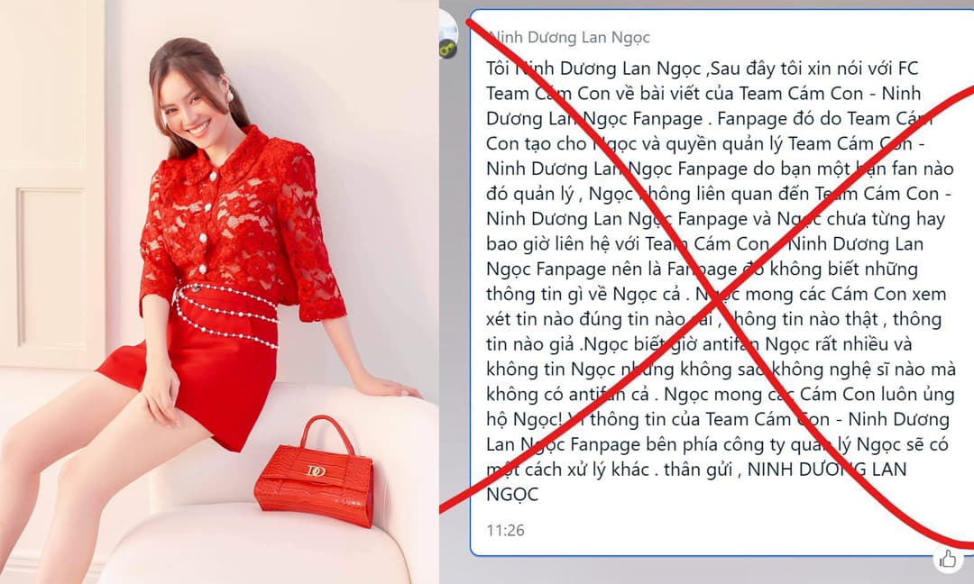 Ninh Dương Lan Ngọc lên tiếng khi bị mạo danh trên Zalo để lừa đảo