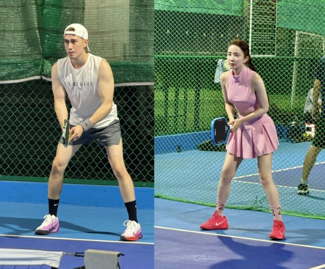 Việt Anh Quỳnh Nga làm gì khi bị “tóm dính” ở sân pickleball?